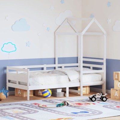 Bed with canopy, white,...
