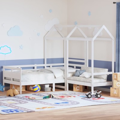 Bed and bench set with...