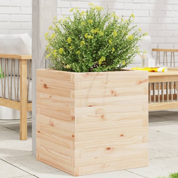 Garden trough, 40x40x46cm, pine wood array