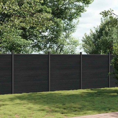 Fence segment, gray,...