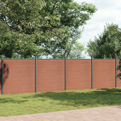 Fence segment, brown,...