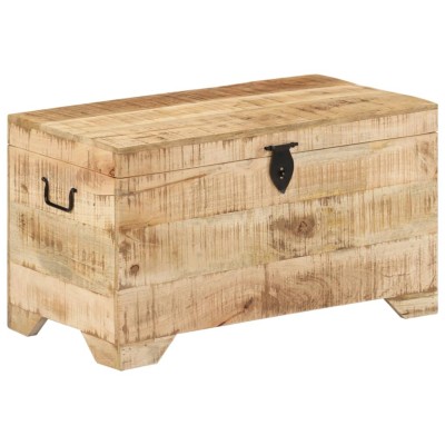 Storage box, solid mango wood