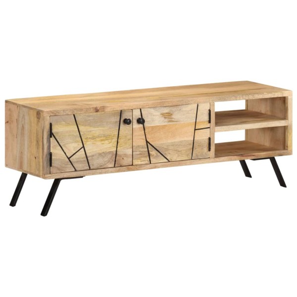 TV cabinet, 110x30x40cm, solid mango wood