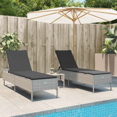 Sun lounger set, 3 parts,...
