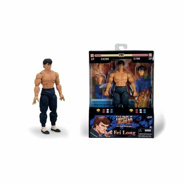 Liigestega kuju Jada Street Fighters - Fei-Long 15 cm