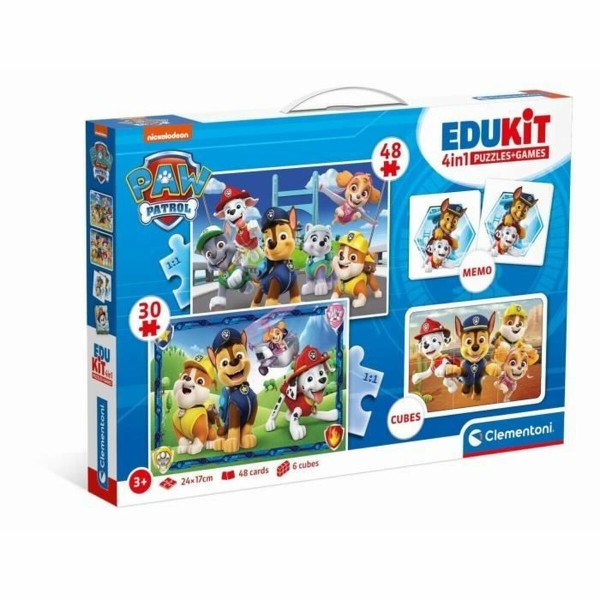 4 palapelin setti The Paw Patrol Clementoni Edukit