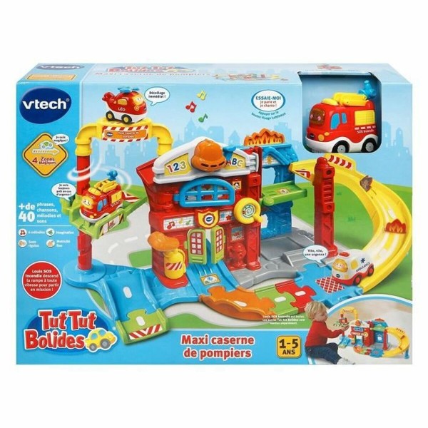 Набор машинок Vtech Maxi Fire Station cо звуком (FR)