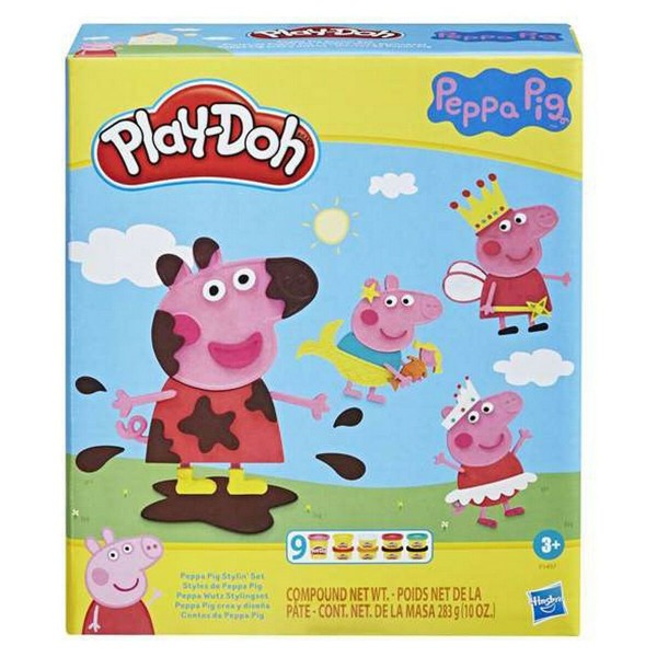 Modelēšanas Māla Spēle Play-Doh Hasbro Peppa Pig Stylin Set