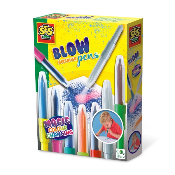 Tussisetti SES Creative Blow Airbrush Pens