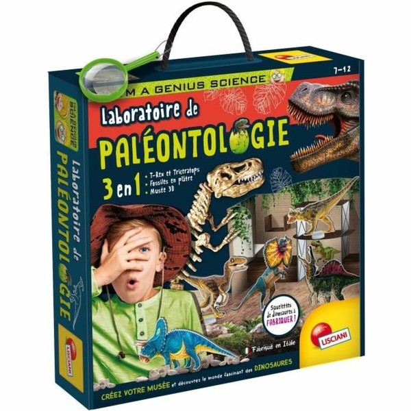 Tiedepeli Lisciani Giochi Laboratoire de Paléontologie 3 in 1