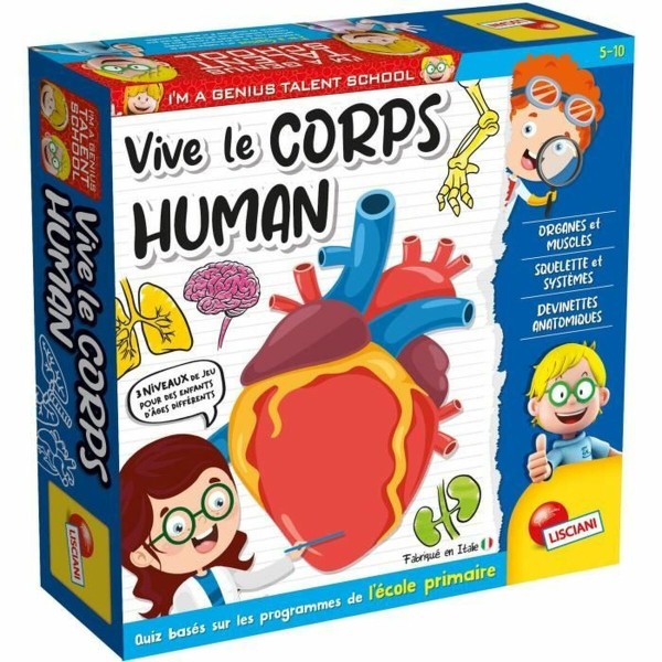 Tiedepeli Lisciani Giochi A game about the human body (FR)