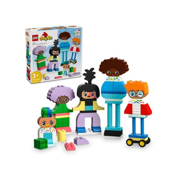 Konstruktsioon komplekt Lego Duplo Buildable People with Big Emotions Mitmevärviline