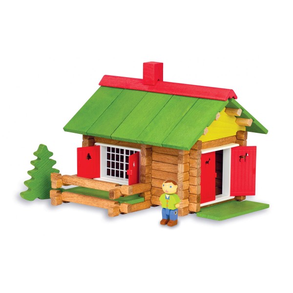 Toimintahahmot Jeujura My Wooden Chalet  100 Kappaletta Playset