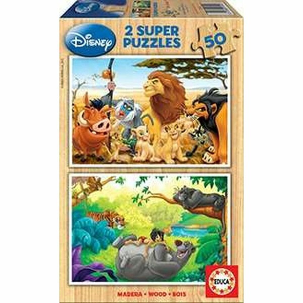 Palapeli Educa DISNEY 100 Kappaletta (2x50 cm)