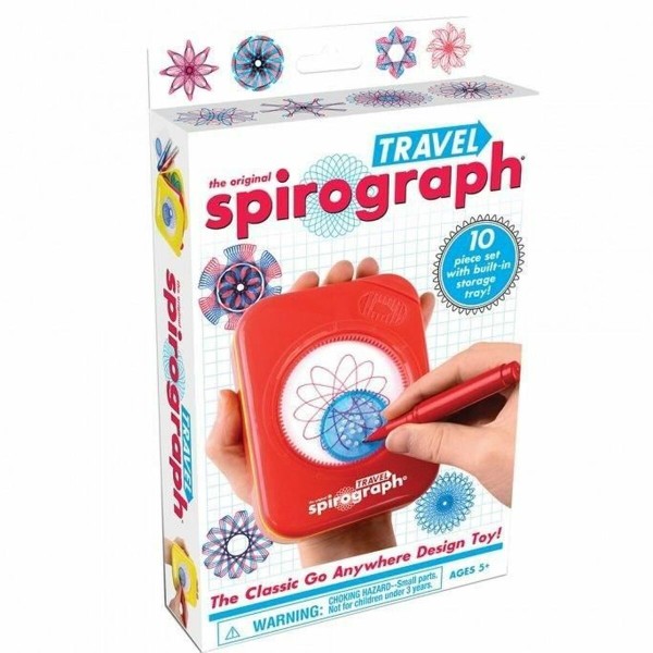 Piešimo rinkinys Spirograph Silverlit travel Spalvotas 10 Dalys