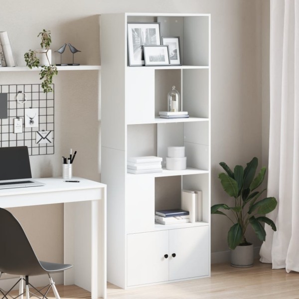 Bookcase, white, 70x36x189cm, processed wood