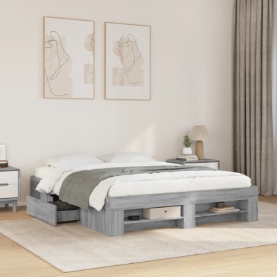 Bed frame without mattress,...