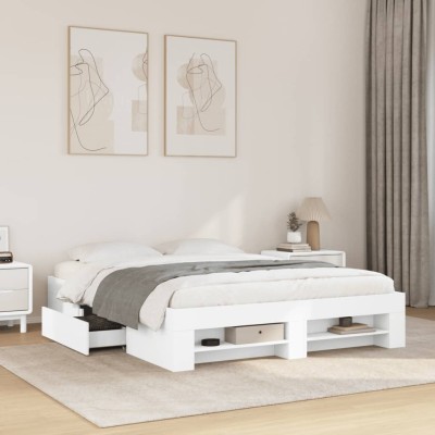 Bed frame, white,...