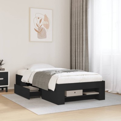 Bed frame, black, 90x190cm,...