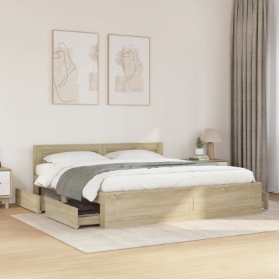 Bed frame with headboard,...