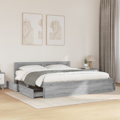 Bed frame with headboard,...