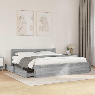 Bed frame with headboard,...