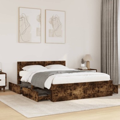 Bed frame with headboard,...