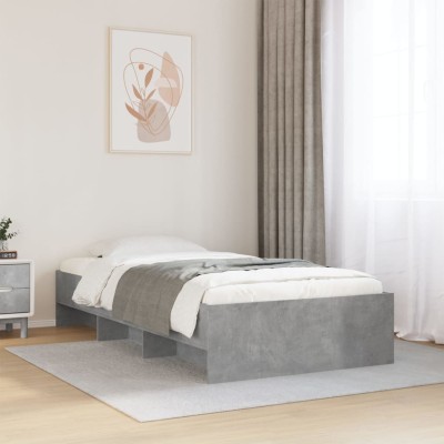 Bed frame, concrete gray...