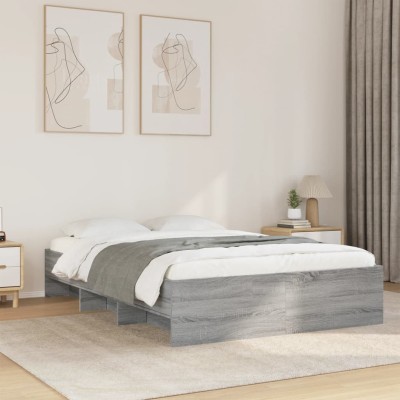 Bed frame, gray oak color,...
