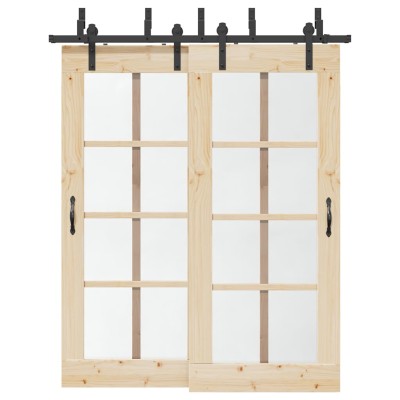 Sliding door hardware set,...