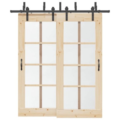 Sliding door hardware set,...