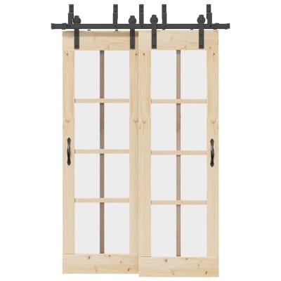 Sliding door hardware set,...