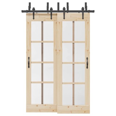 Sliding door hardware set,...