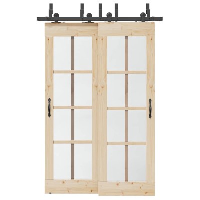 Sliding door hardware set,...
