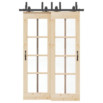 Sliding door hardware set,...