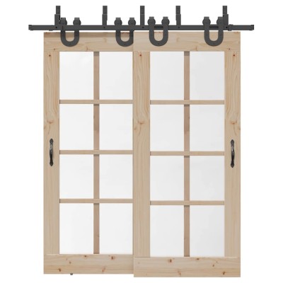 Sliding door hardware set,...
