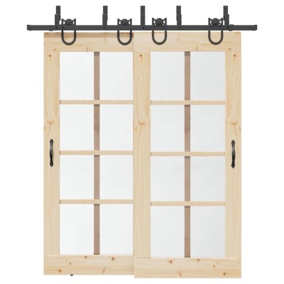 Sliding door hardware set,...