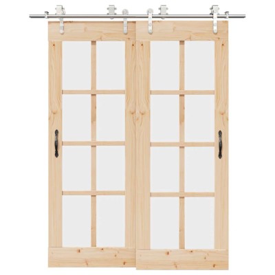 Sliding door hardware set,...