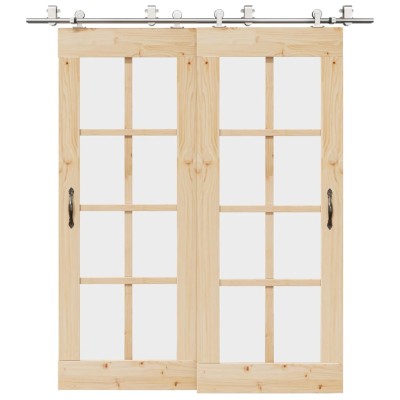 Sliding door hardware set,...