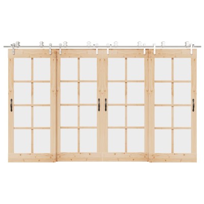 Sliding door hardware set,...