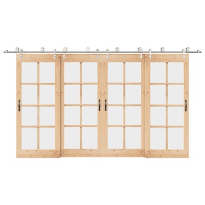 Sliding door hardware set,...