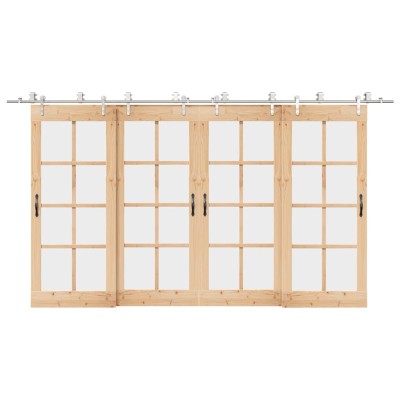 Sliding door hardware set,...