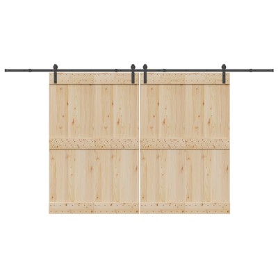Sliding door hardware set,...