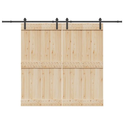 Sliding door hardware set,...