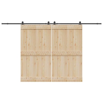 Sliding door hardware set,...
