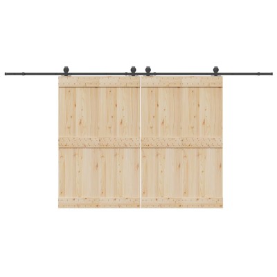 Sliding door hardware set,...