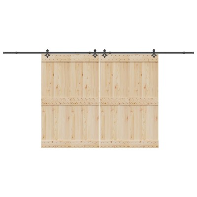 Sliding door hardware set,...