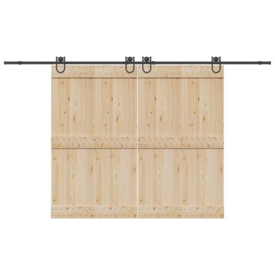 Sliding door hardware set,...
