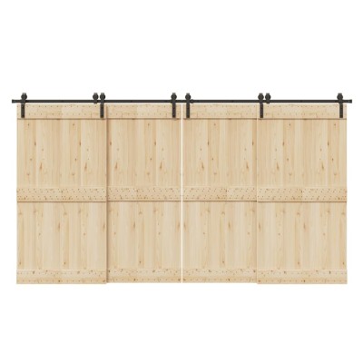 Sliding door hardware set,...