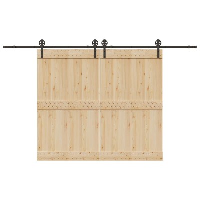 Sliding door hardware set,...